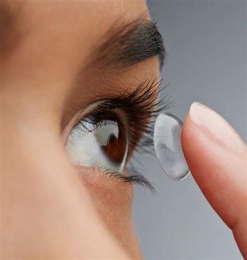 لنز تماسی هیبرید برای قوز قرنیه